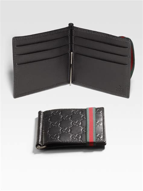 money clipper wallet Gucci